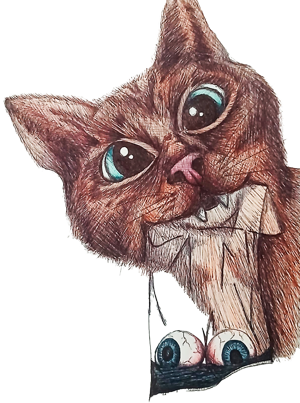 Gato ojos