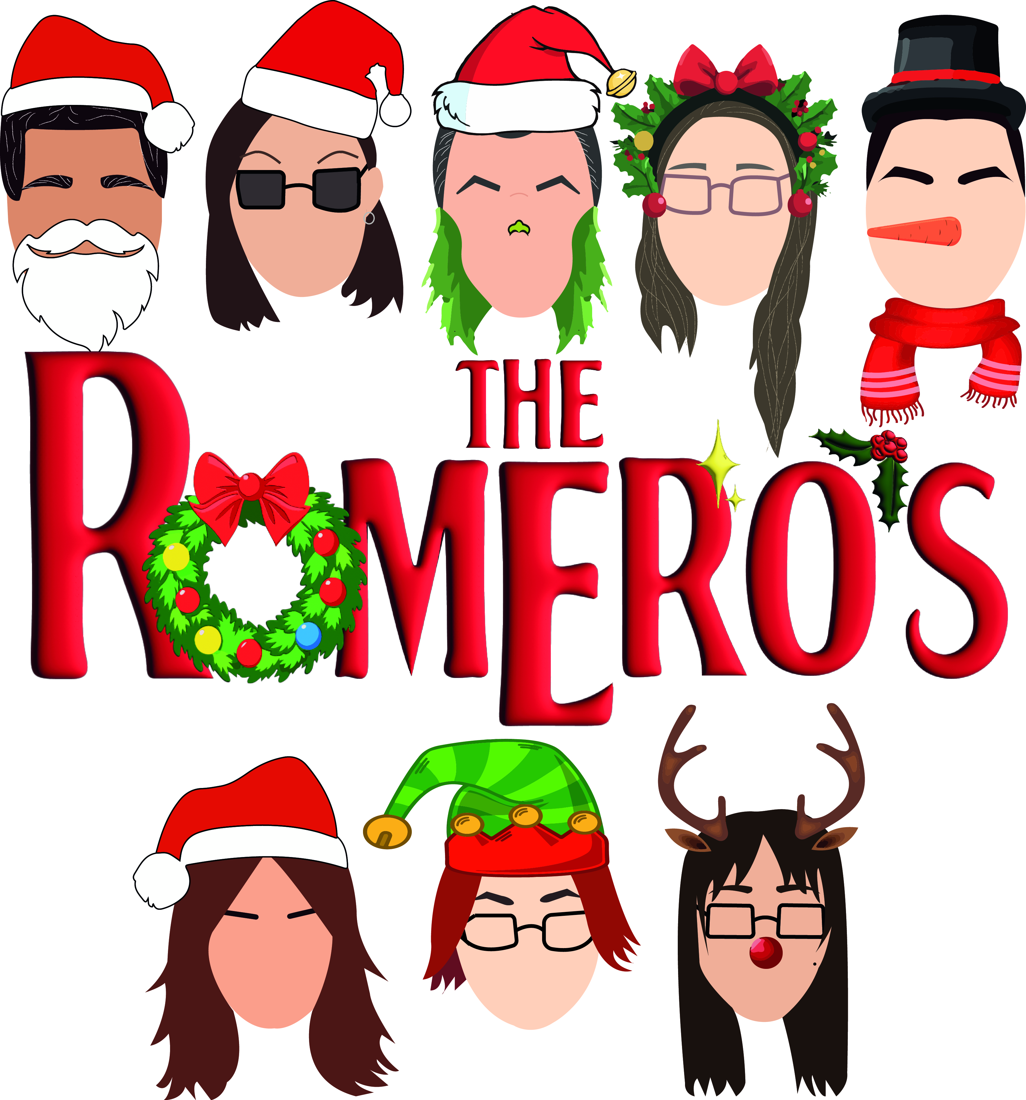 Playera the romero´s NAVIDAD